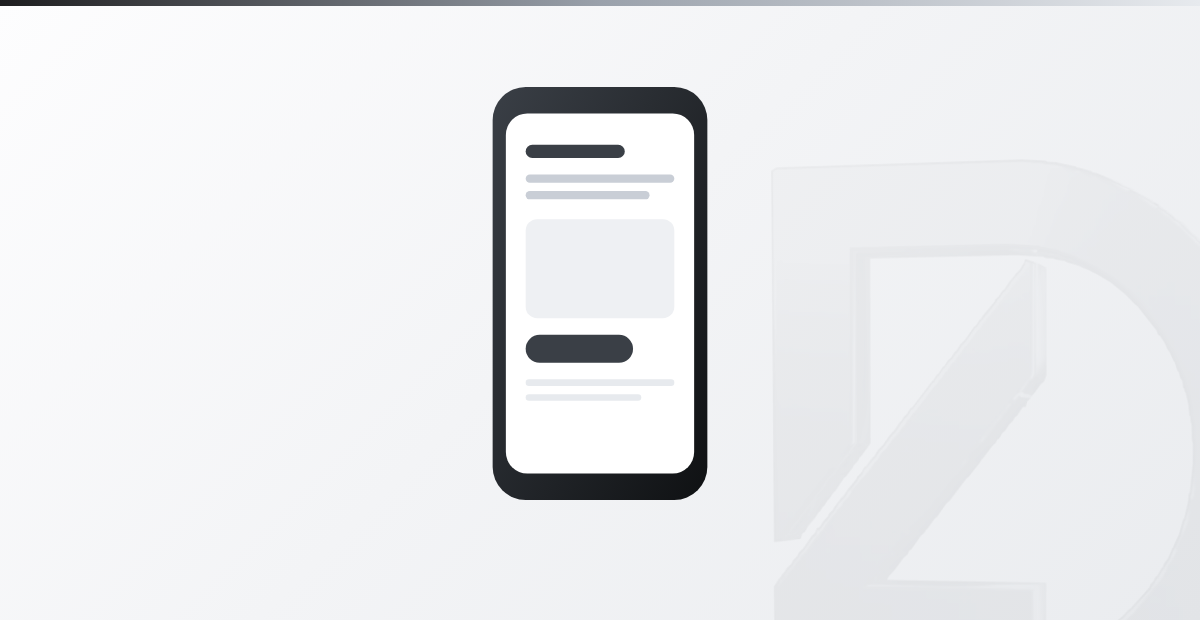 La stessa pagina vista dal telefono